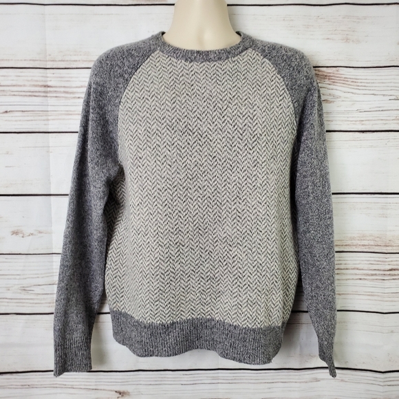 J. Crew Other - J. Crew | Lambswool Chevron Stripe Sweater